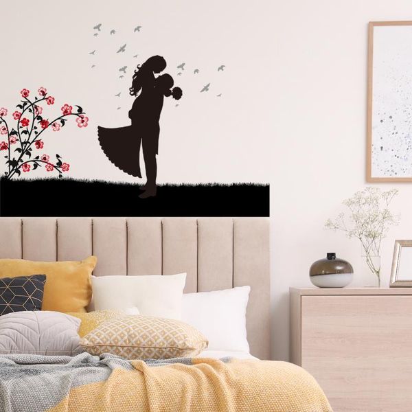 

wall stickers creative characters home living room art mural modern bedroom wedding decoration decals removable