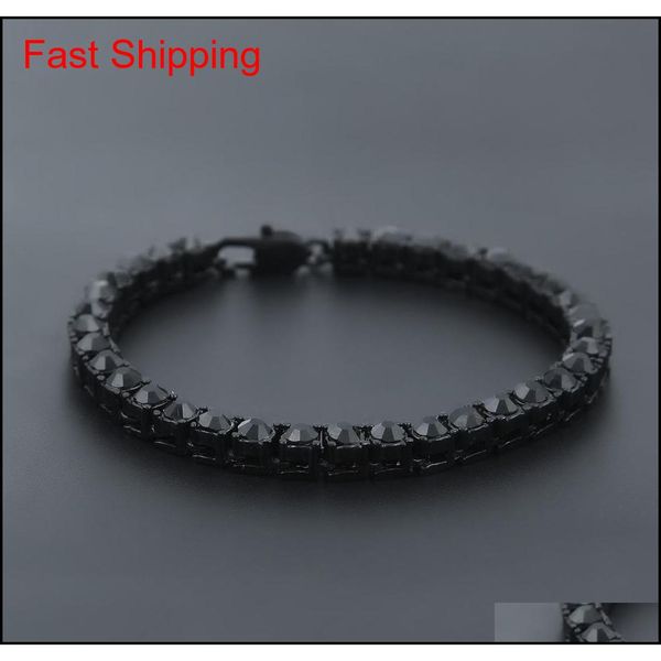 

iced out 1 row rhinestones bracelet men hip hop style clear simulated diamond 7/8/9inches bra qylvso luckyhat, Golden;silver