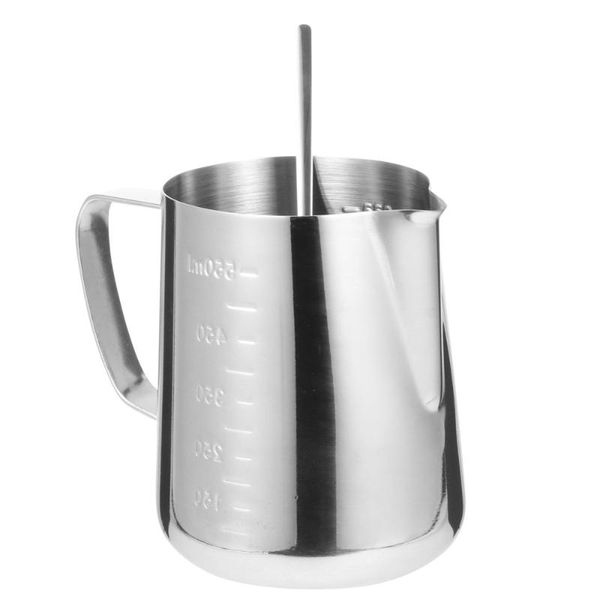 

mugs 1 set of wax melting cup garland with stirring spoon (silver)