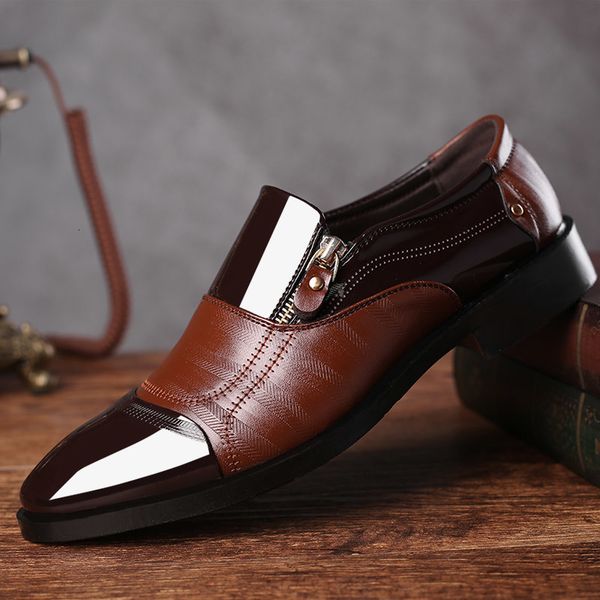 

dress shoes men's classic oxford-style shoes, business elegant and formal, for marriage, anti-slip office shoes zumb, Black