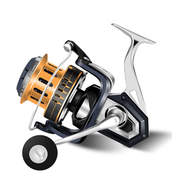 

fb8000-12000 4.4:1 metal spool fishing reel 15kg maximum resistance spinning wheel saltwater reel fishing accessories