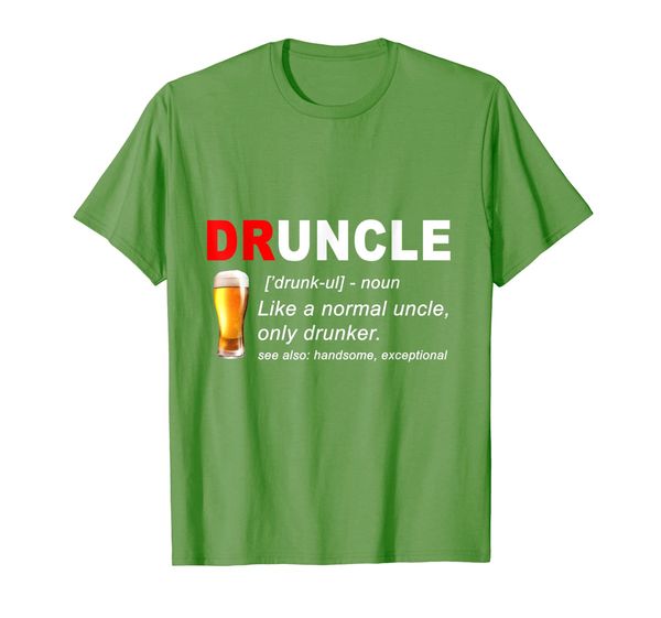 

druncle beer t-shirt gift for men, White;black