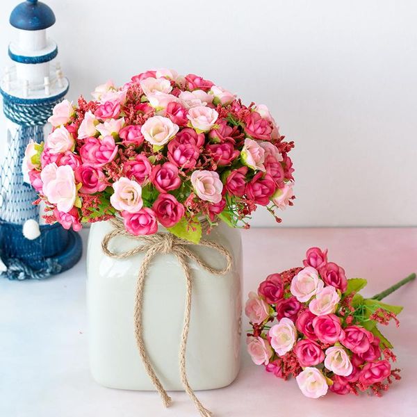 

artificial flowers bridal bouquet wedding floral display home decoration gift