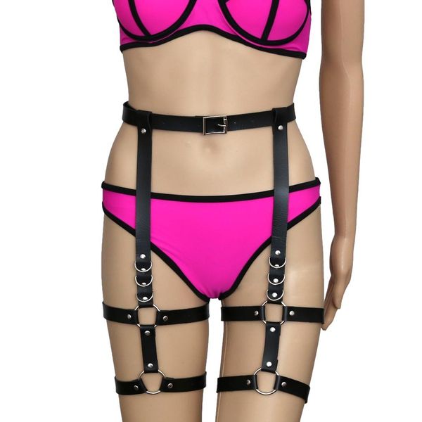 

belt binding thigh leg ring women's allure, Red;blue