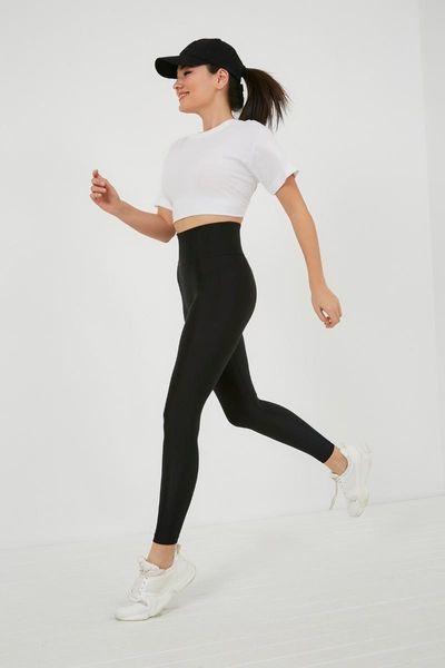 

women's leggings black recovery stn574kty110