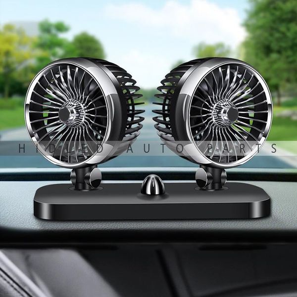 

car air freshener universal use 20w 2 heads mini fan for 12v 24v vehicles