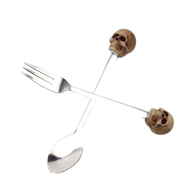 

forks 1 set western fork spoon stainless steel picks kitchen gadget
