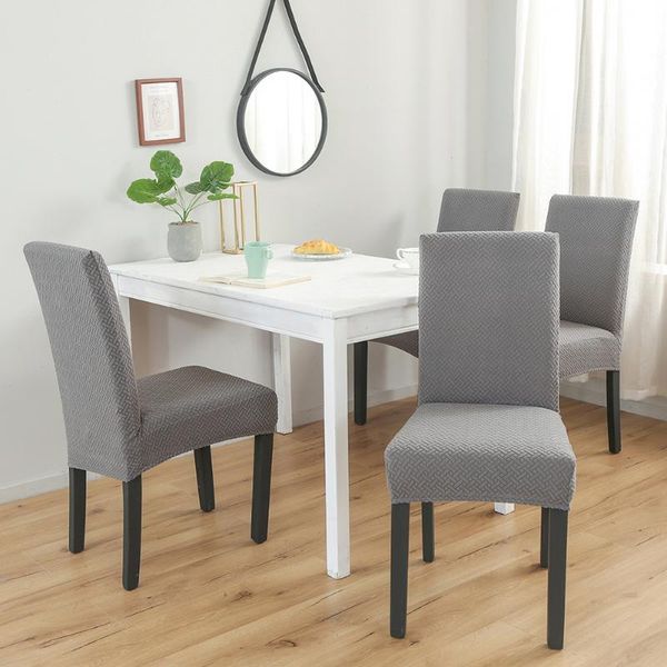 

chair covers corn kernel elastic solid color cover for dining room office banquet super soft fabric anti-dirty with back