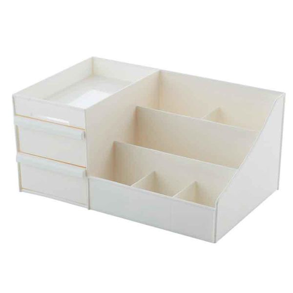 

large capacity cosmetic storage box makeup drawer organizer nail polish container desksundries box#yl10 boxes & bins