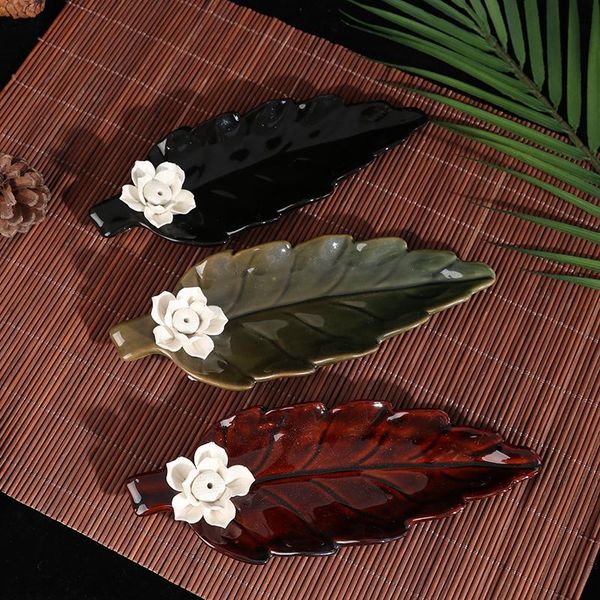 

fragrance lamps ceramic lotus incense burner stick holder censer