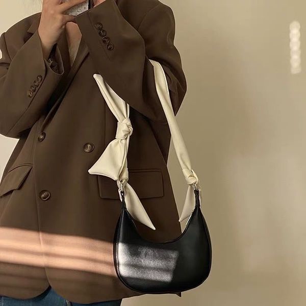 

armpit bag niche design women's 2021 korean version new cute bow single shoulder portable