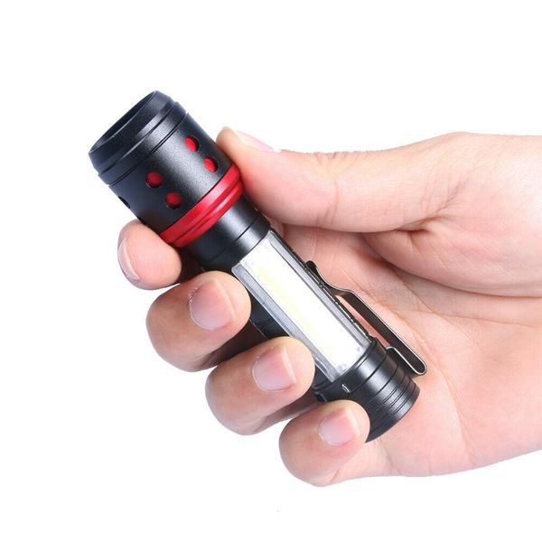 

90000lm tactical cob led zoomable torch 14500 lamp lantern