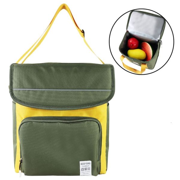 

large capacity camping electric vehicle hanging inclined span single shoulder insulation waterproof and leak proof fishing bag