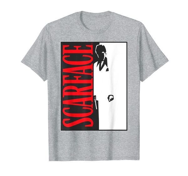 

Scarface Black and White Movie Poster Graphic T-Shirt, Mainly pictures