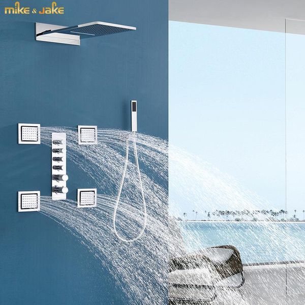 

bathroom shower sets chrome brass faucet systems rainfall set column