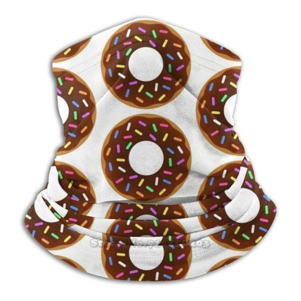 

scarves donut scarf bandana headband outdoor climbing warmer face mask donuts homer pink food cute doughnut dessert sprinkles the, Blue;gray