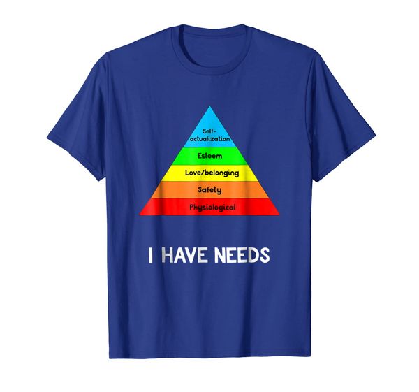 

funny psychology shirt hierarchy of needs psych major gift, White;black