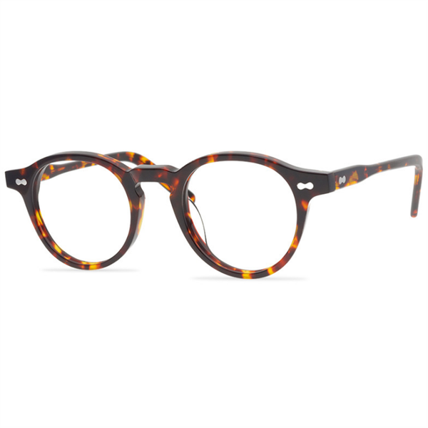 

fashion sunglasses frames miltzen handmade acetate round frame eyewear women retro full rim optical eyeglasse prescription vintage myopia gl, Black