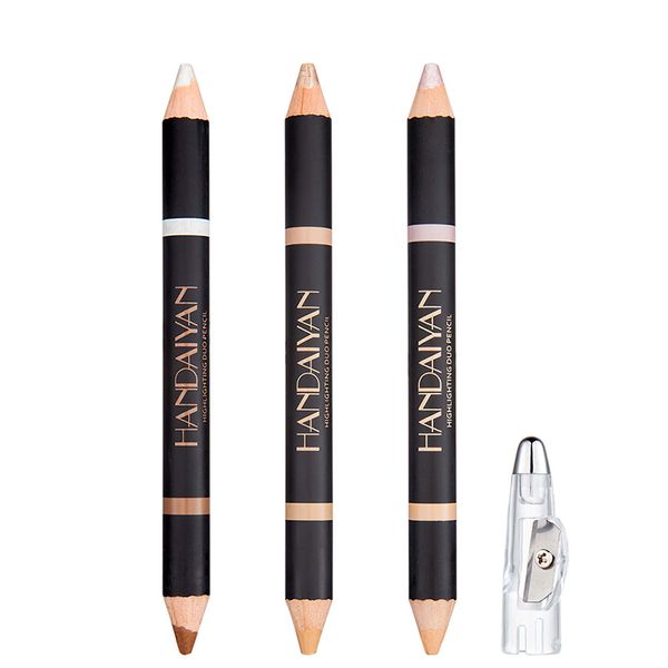 

eyebrow pencil dual-head dual-use highlighting face brightening concealer pen long lasting facial makeup
