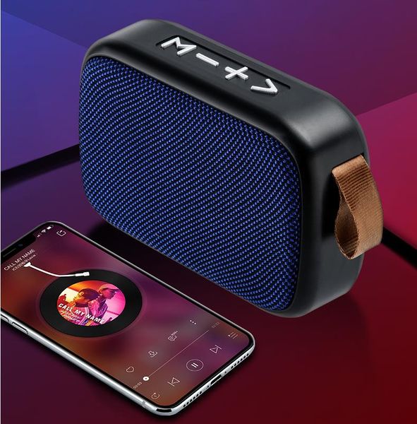 Altoparlanti wireless G2 Altoparlante Bluetooth in tessuto Art TF Card FM esterna Disco U Audio Mini subwoofer portatile creativo Regalo in confezione al minuto