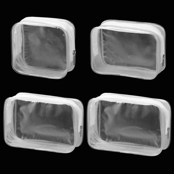 

travel transparent cosmetic bag pvc women zipper clear makeup bags beauty case make up organizer storage bath toiletry wash bag