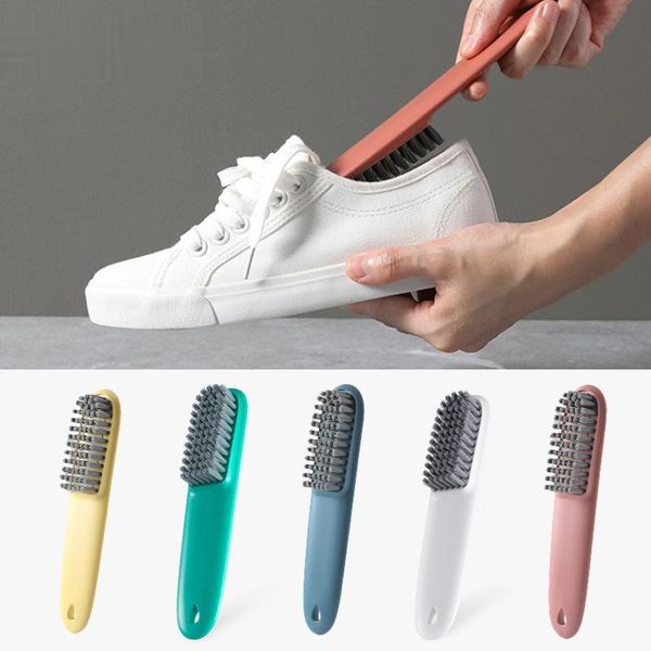 

shoe brush plastic hanghold colth brush handle portable washing household cleaning accessories shoe care tool