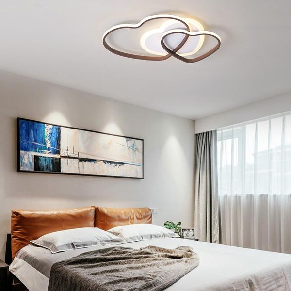 

new aluminum alloy modern led ceiling chandelier for children bedroom lamp balcony study home warm chandelier 110v 260v