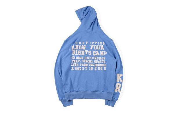 

2021 new hoodie kerwin frost telethon 3d foam print heavy fabric sweatshirts kanye west cpfm pullover men women 8ehh, Black