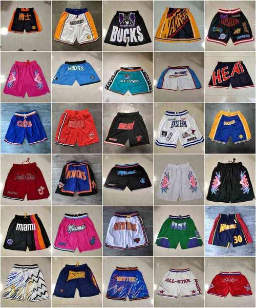 

men team basketball short just don black chine version shorts sport wear with pocket zipper sweat pant blue white pink verde red, White;black