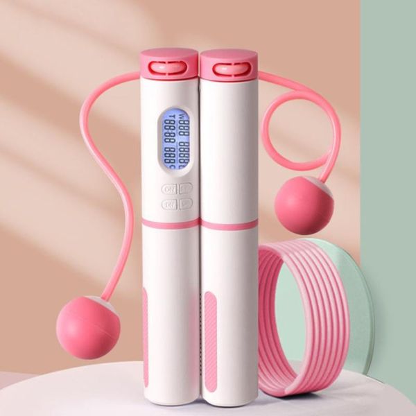

jump ropes digital rope ropeless/corded skipping with calories counter timer 360 degrees rotatable ball bearing