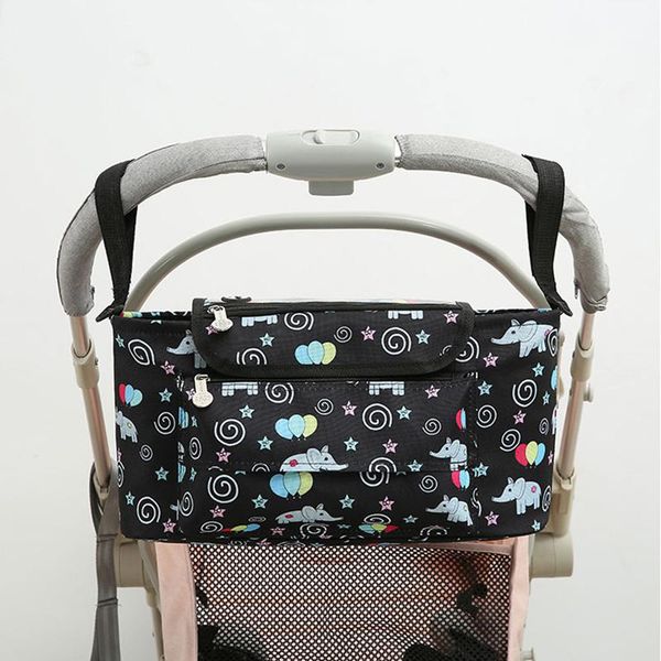 

diaper bags baby stroller storage hanging bag zipper pocket mommy large capacity bottle diapering carriage cart activity accessory