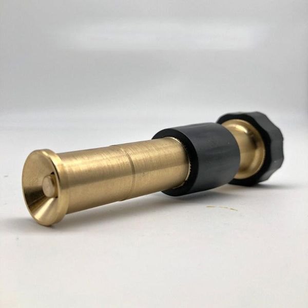 

5-inch brass hose heavy duty adjustable nozzle (american 3/4 inner teeth)