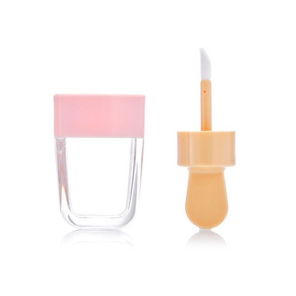 

storage bottles & jars 5pcs empty lip gloss tube containers cream diy make up tool cosmetic transparent refillable bottle wholesale