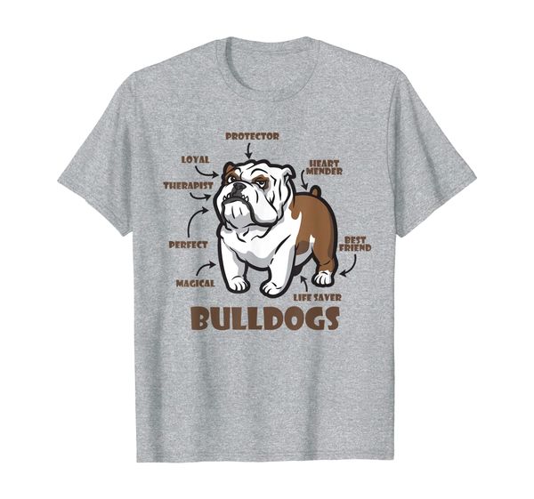 

perfect loyal magical cool bulldogs lover t-shirt, White;black