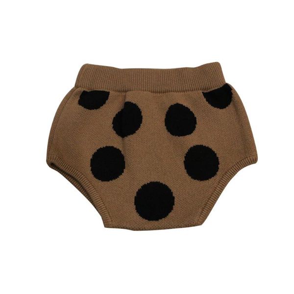 

shorts 1-4 year baby clothes children autumn knitted warm boys girls polka dots cotton pants d0202, Black