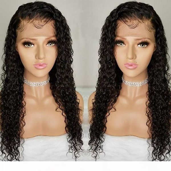 

360 lace frontal wig brazilian human hair 130% density 360 lace wig for for black women pre plucked natural hairline with baby hair 10 inch, Black;brown
