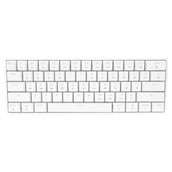 

keyboards sk61 portable 60% mechanical keyboard gateron optical switches backlit swap