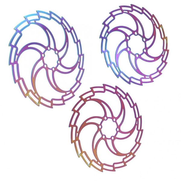 

bike brakes mtb bicycle brake stainless steel electroplating color dazzling hollow ultralight disc accessory lever