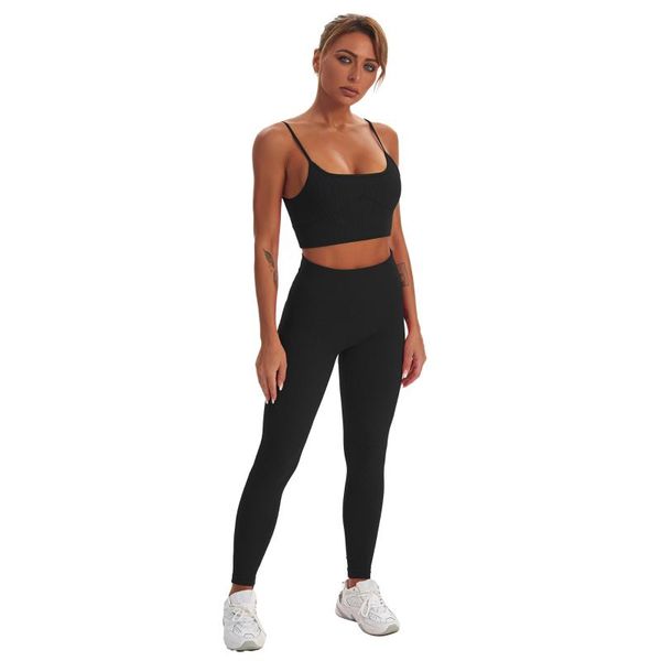 

yoga outfit 2 piece set women sets fitness clothing workout sport suit sports bra & high waisted leggings wear