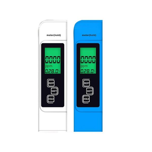 

meters portable pen type 3 in 1 digital lcd display water quality tds meter tester temperature purity monitor