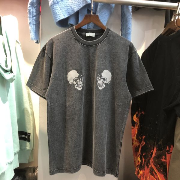 

2021 new summer style reflective skull t shirt men women travis scott cactus jack tees t-shirts clothing 0tbp, White;black