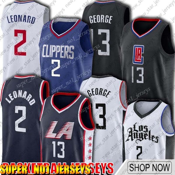

los angeles clippers jersey kawhi 2 basketball leonard jersey paul 13 george jerseys 984gb8s, Black;red