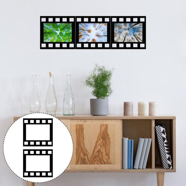 

frames 2pcs film frame wall stickers diy acrylic decor for living room