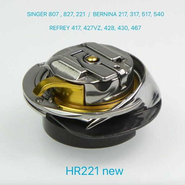 

130.12.501 rotary hook for singer hr221, refrey 417, 428, 430, bernina 217, 317, 517 sewing machine 004078.700.00 / b-814-2 hook, Black