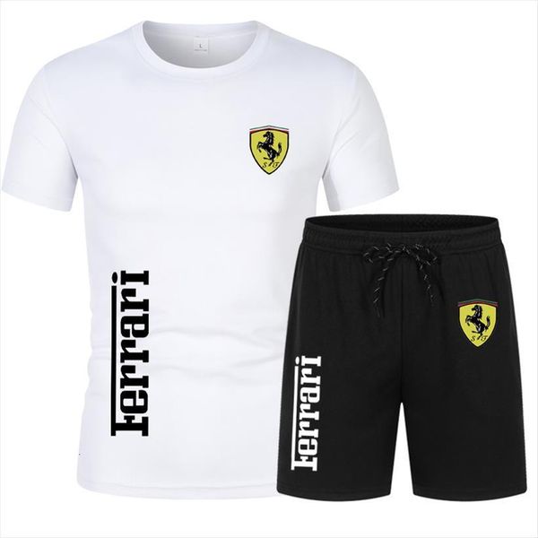 

fast drying sportswear summer breathable men tracksuits two piece t shirt shorts brand set, Gray