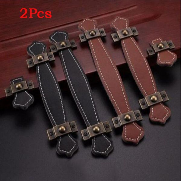 

bag parts & accessories 2 pieces / batch of multi-purpose such as vintage manual leather, Black