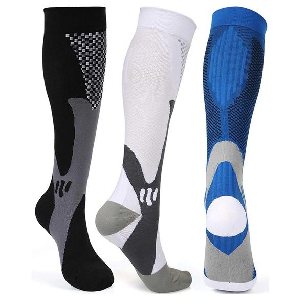 

sports socks compression fitness nylon nursing stockings specializes outdoor cycling fast-drying breathable non-slip, Black