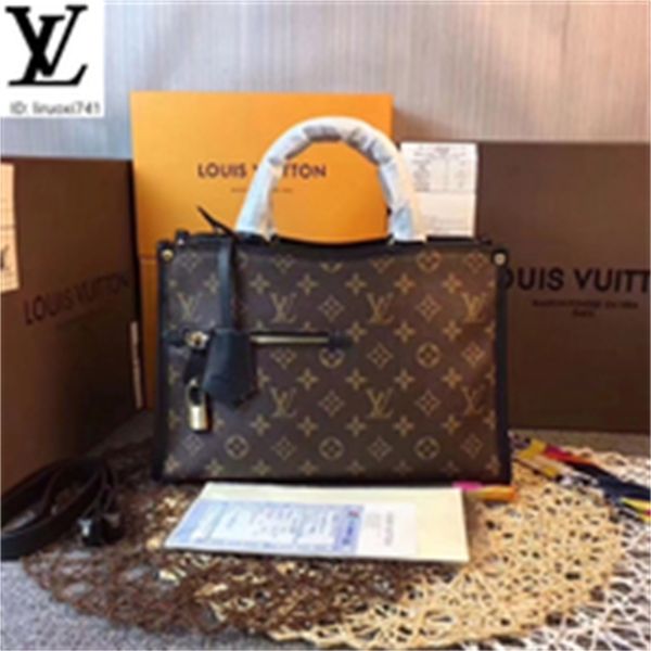

brand designer luxury v1fq m43433 black diagonal bag shoulder bag women handbags iconic bags handles shoulder bags totes cross body bag