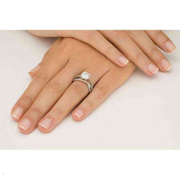 

yiwu weixu inlaid zircon ring wedding diamond, Silver