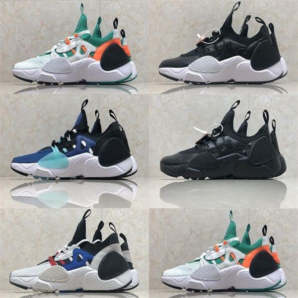 

huarache e.d.g.e txt qs sport shoes men women 7 triple black white athletic sport outdoor sneakers 36-45